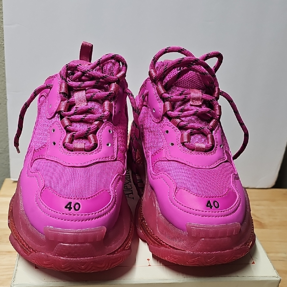 Vibrant Pink Sneakers